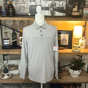 Robert Barakett Long Sleeve Polo Size Small